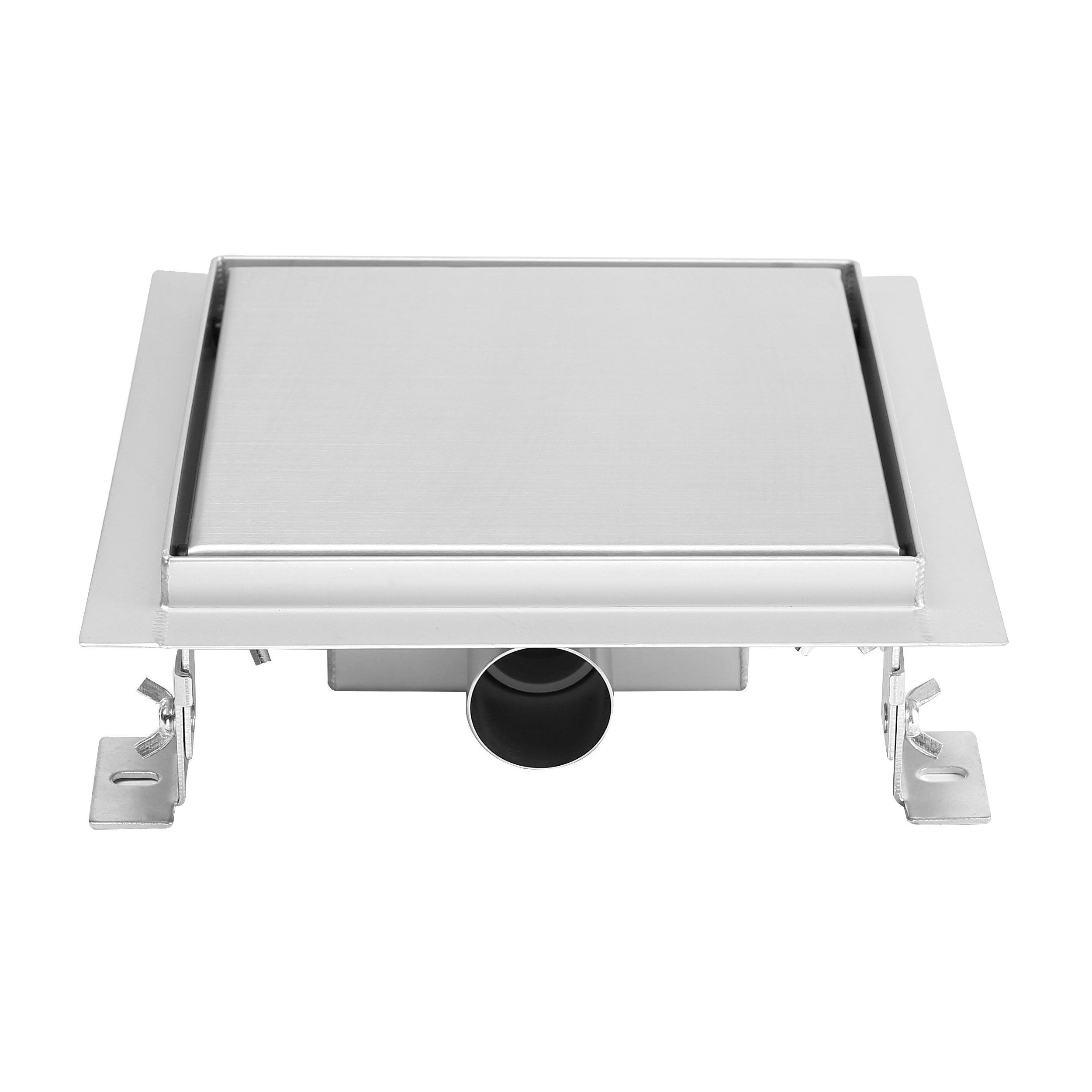 Square Shower Drain Q1 made of Stainless Steel for Flat Installation
