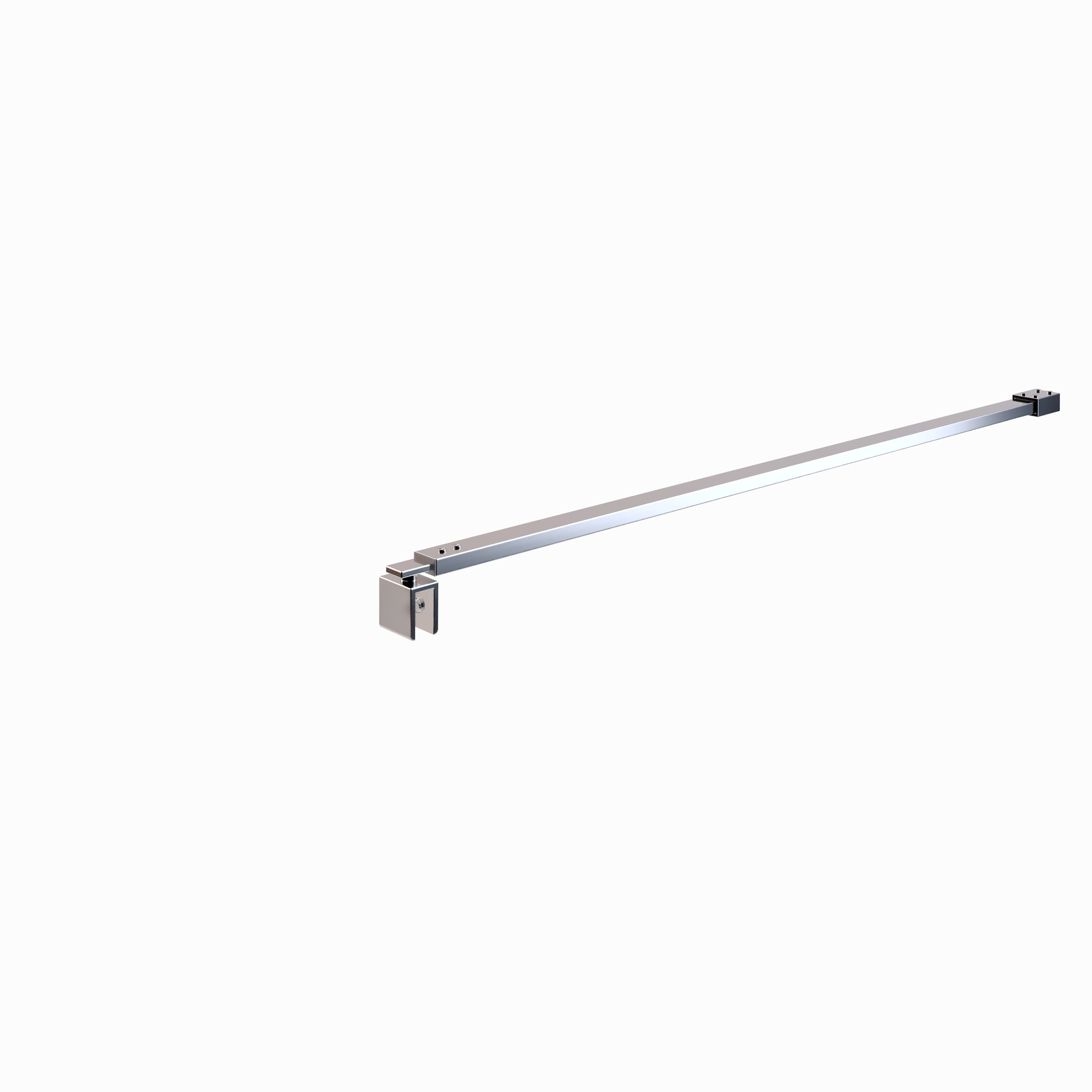 Haltestange für Walk In Duschwände mit Verstellbereich 73-121 cm