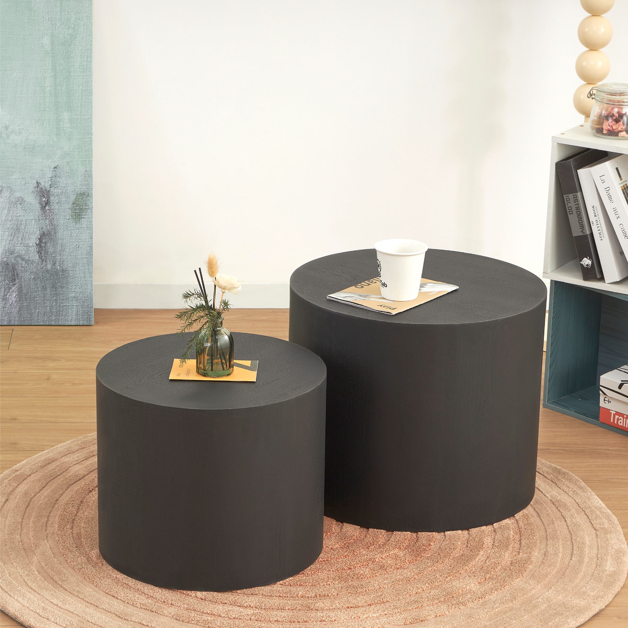 Set aus 2 Couchtischen/Wohnzimmertischen YANKA