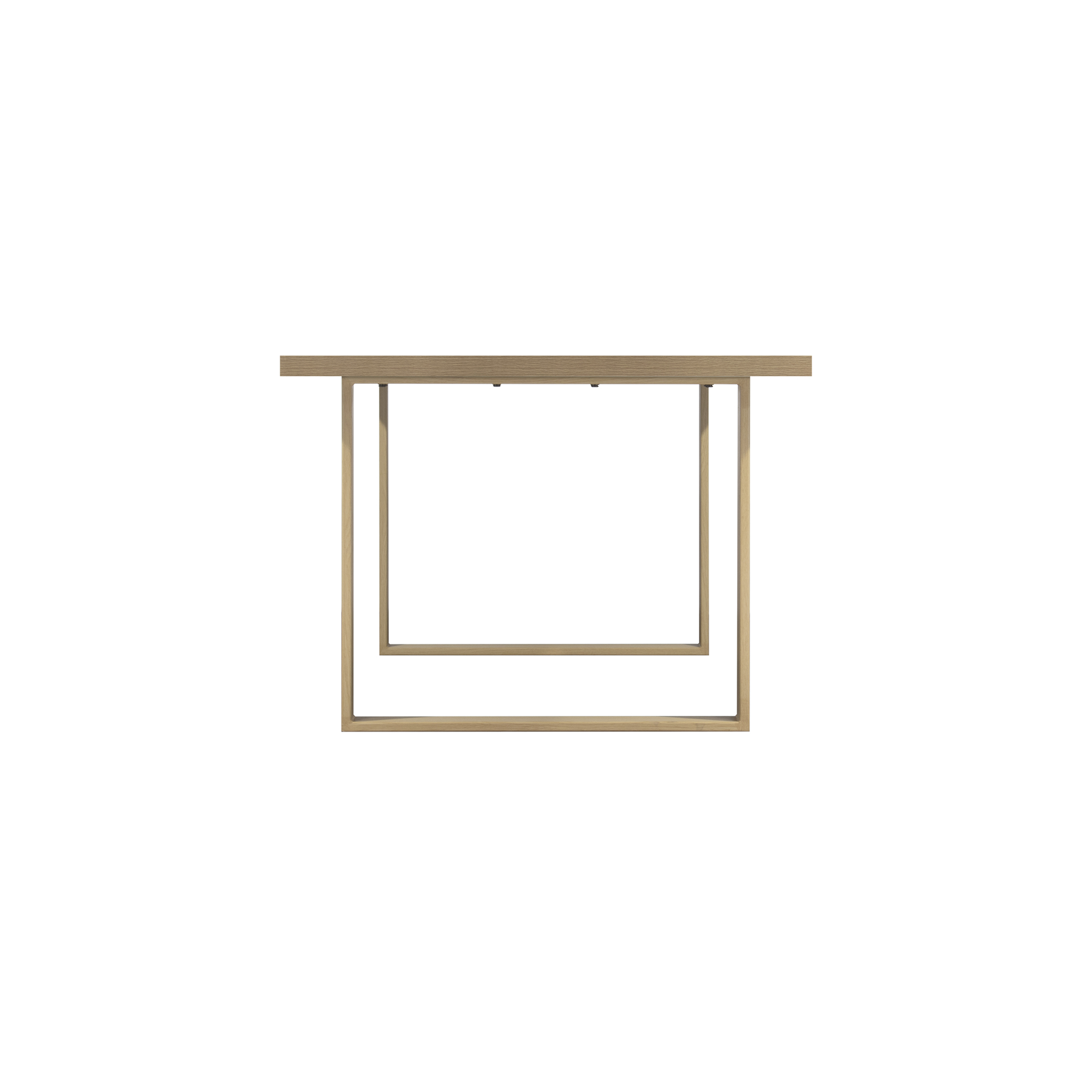 Dining Table MACON Cantilever Table Wooden Table Dining Table - Oak + Oak