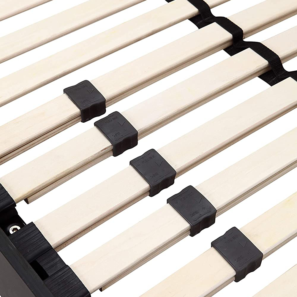 Holz-Rahmenbett - 140x200 cm Nussbaum