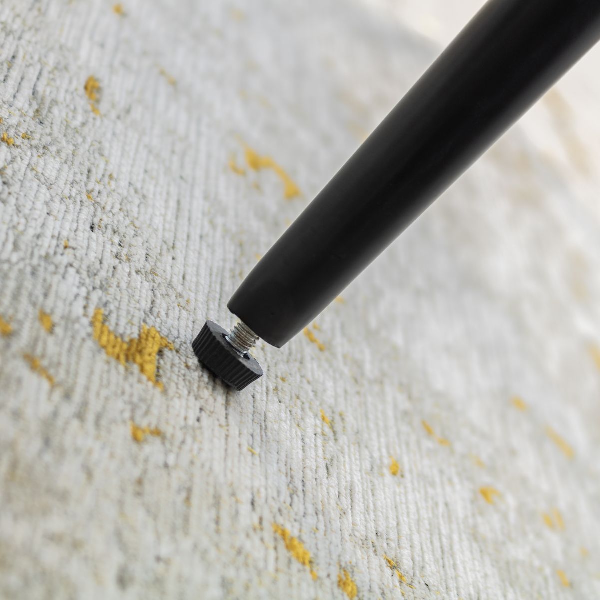 Esszimmerstuhl Wohnzimmerstuhl Watson Schwarz aus Textilleder Esszimmerstuhl Wohnzimmerstuhl Watson Schwarz aus Textilleder