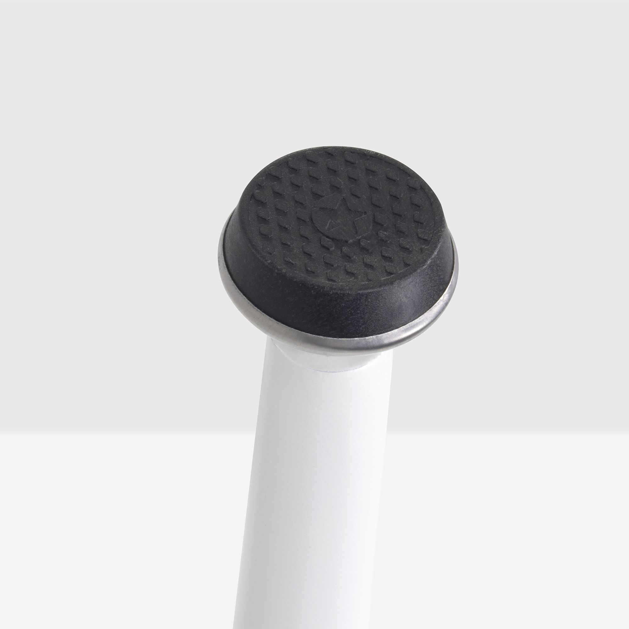 Esszimmer-Tisch BEALE | Tischplatte: Transparentes Glas | Beine: Weiß Esszimmer-Tisch BEALE | Tischplatte: Transparentes Glas | Beine: Weiß 160 cm