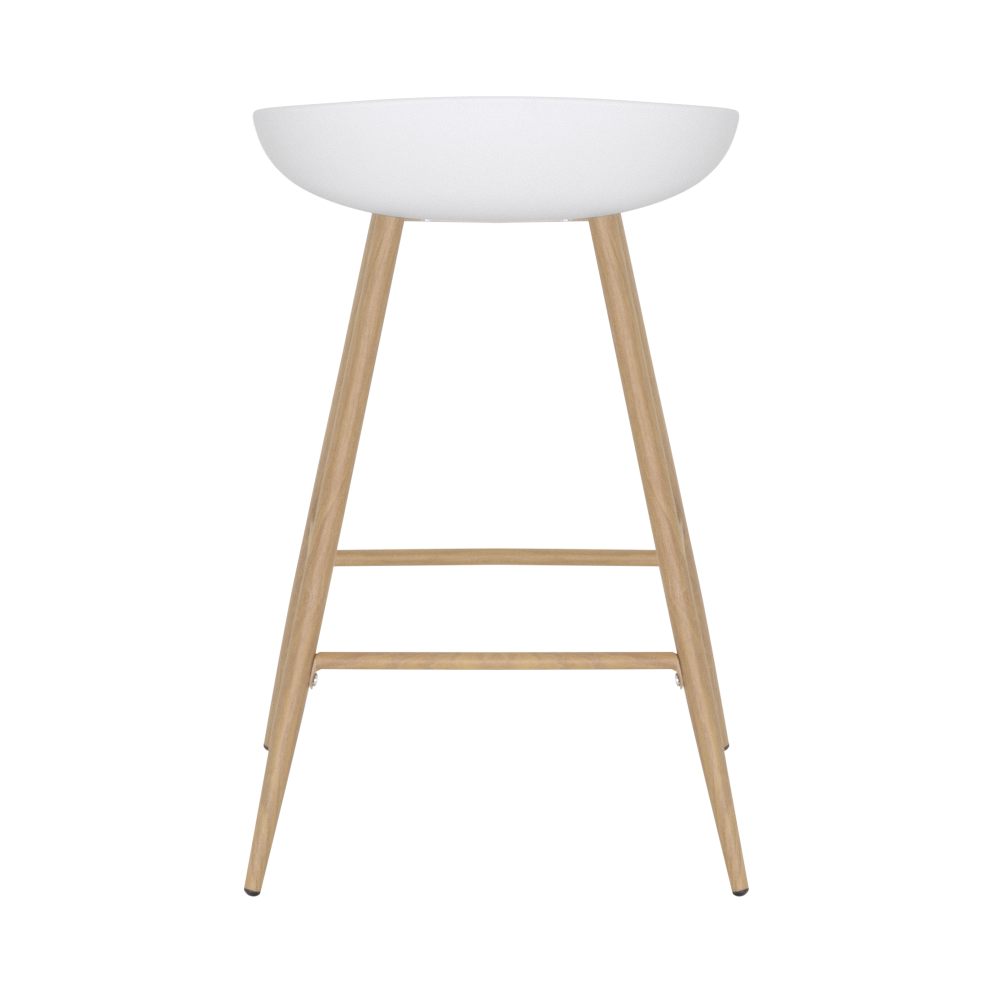 Design Barhocker Pollok in Holzfarbe 4er Set Design Barhocker Pollok in Holzfarbe 4er Set