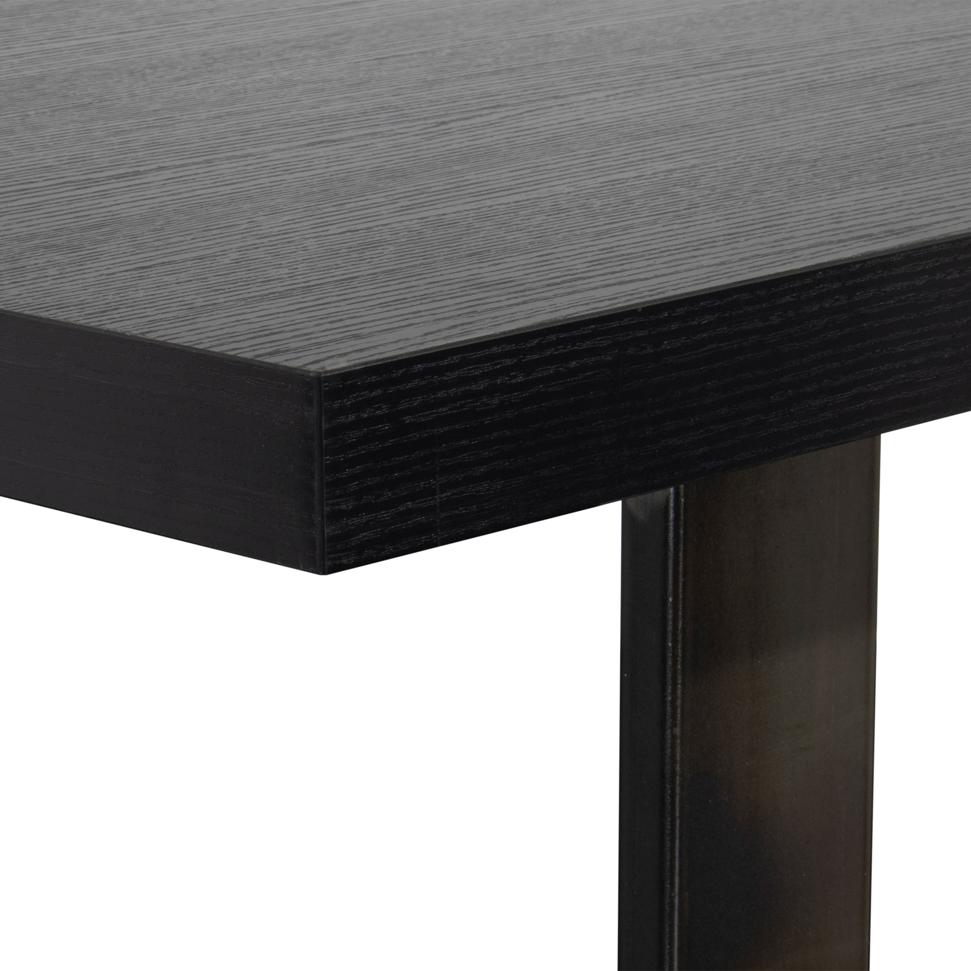 _MG_2822 Dining Table MACON Cantilever Table Wooden Table Dining Table - Black + Industrial