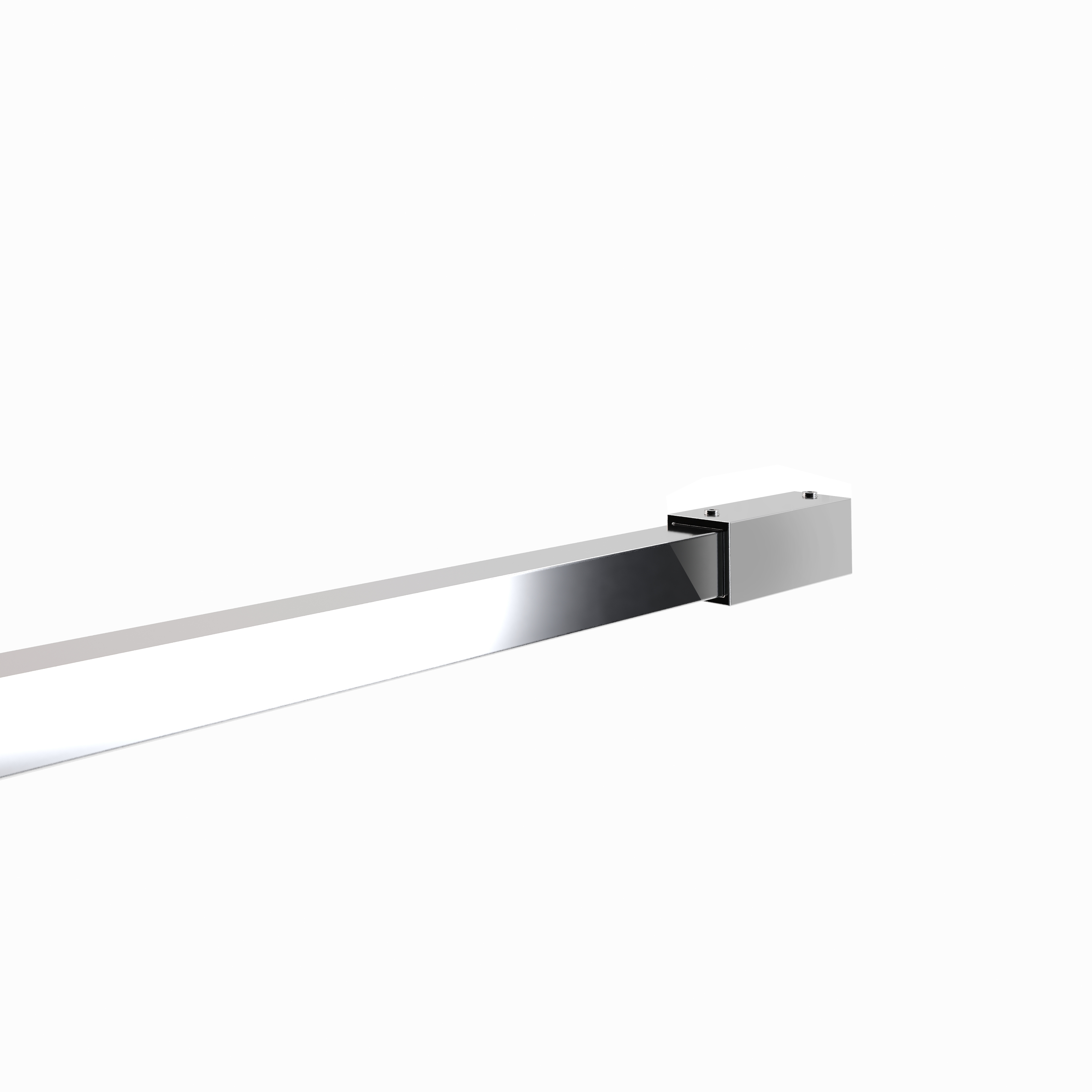 Haltestange für Walk In Duschwände mit Verstellbereich 70-118 cm