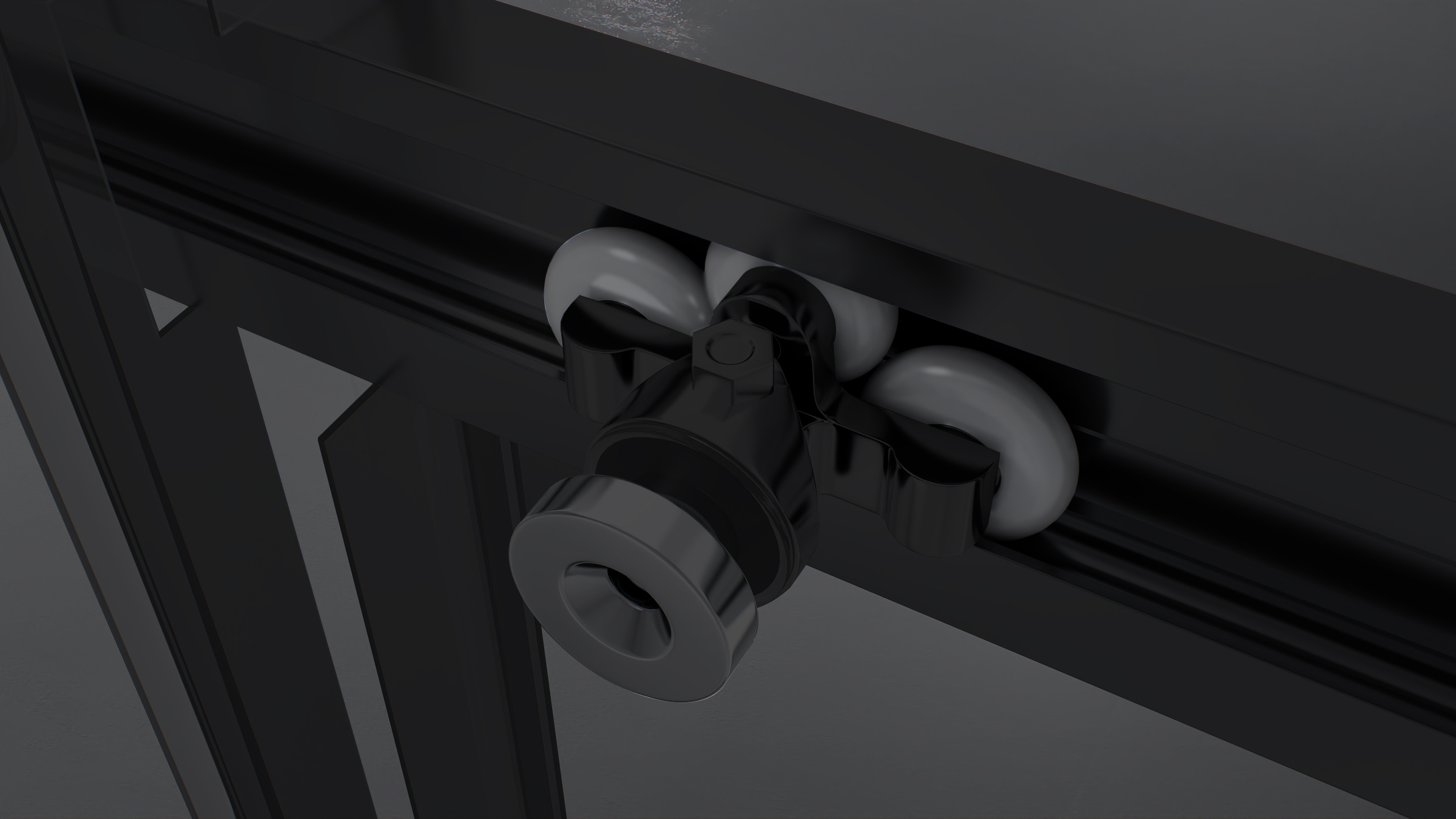 Corner Entry Kaylee with Sliding Doors Made of ESG Safety Glass