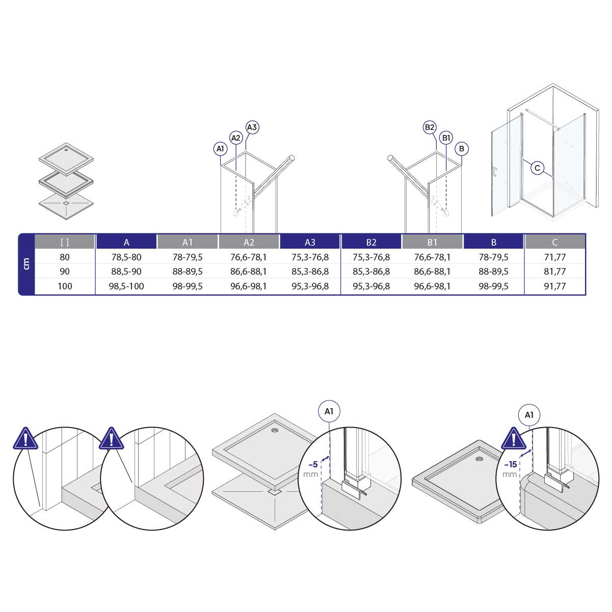 Fronteinstieg Hellen mit Klapptür und schwarzen Profilen aus ESG Sicherheitsglas