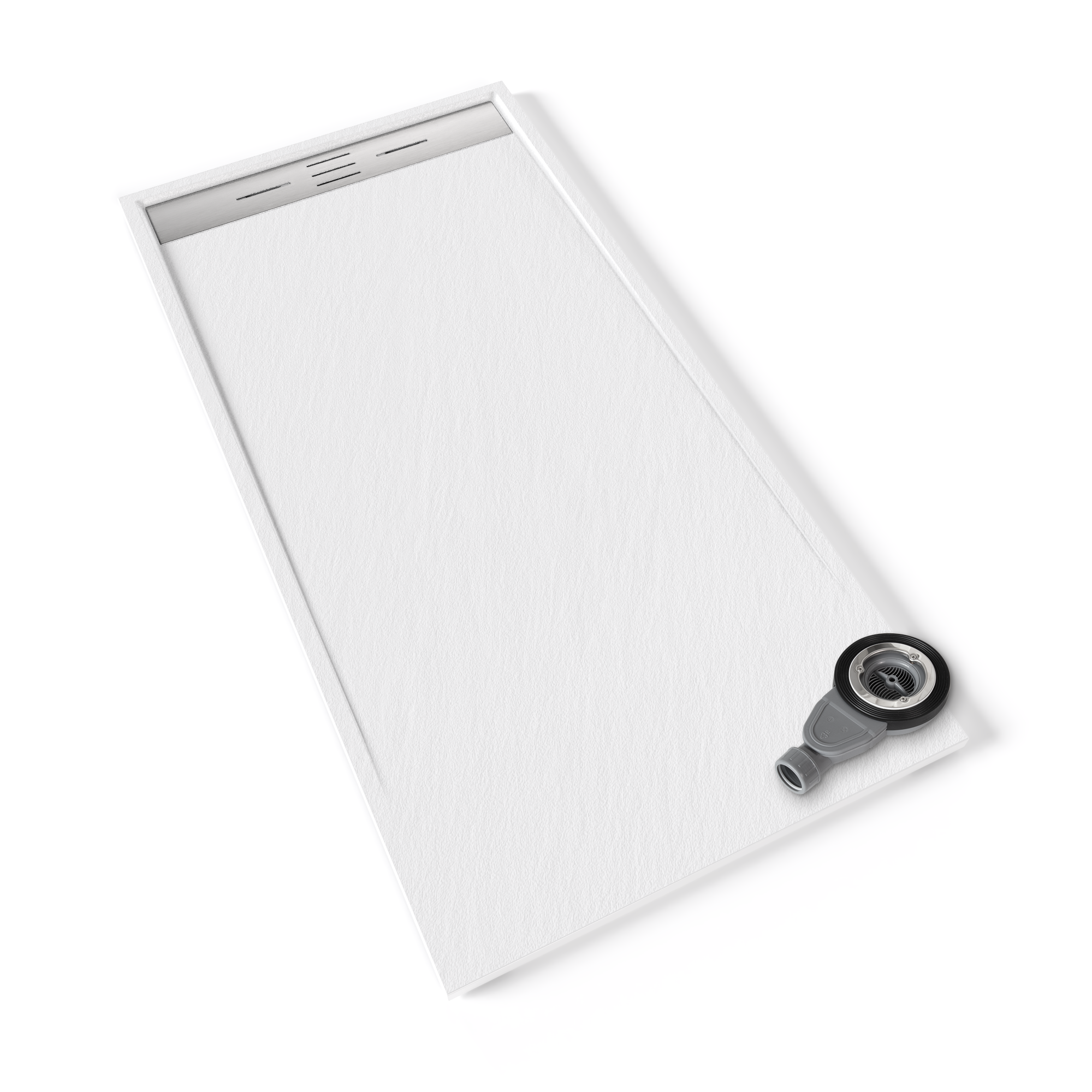 01.6.png SMC Shower Tray Hiemal in Slate Finish, including White Drain Assembly with Stainless Steel Cover