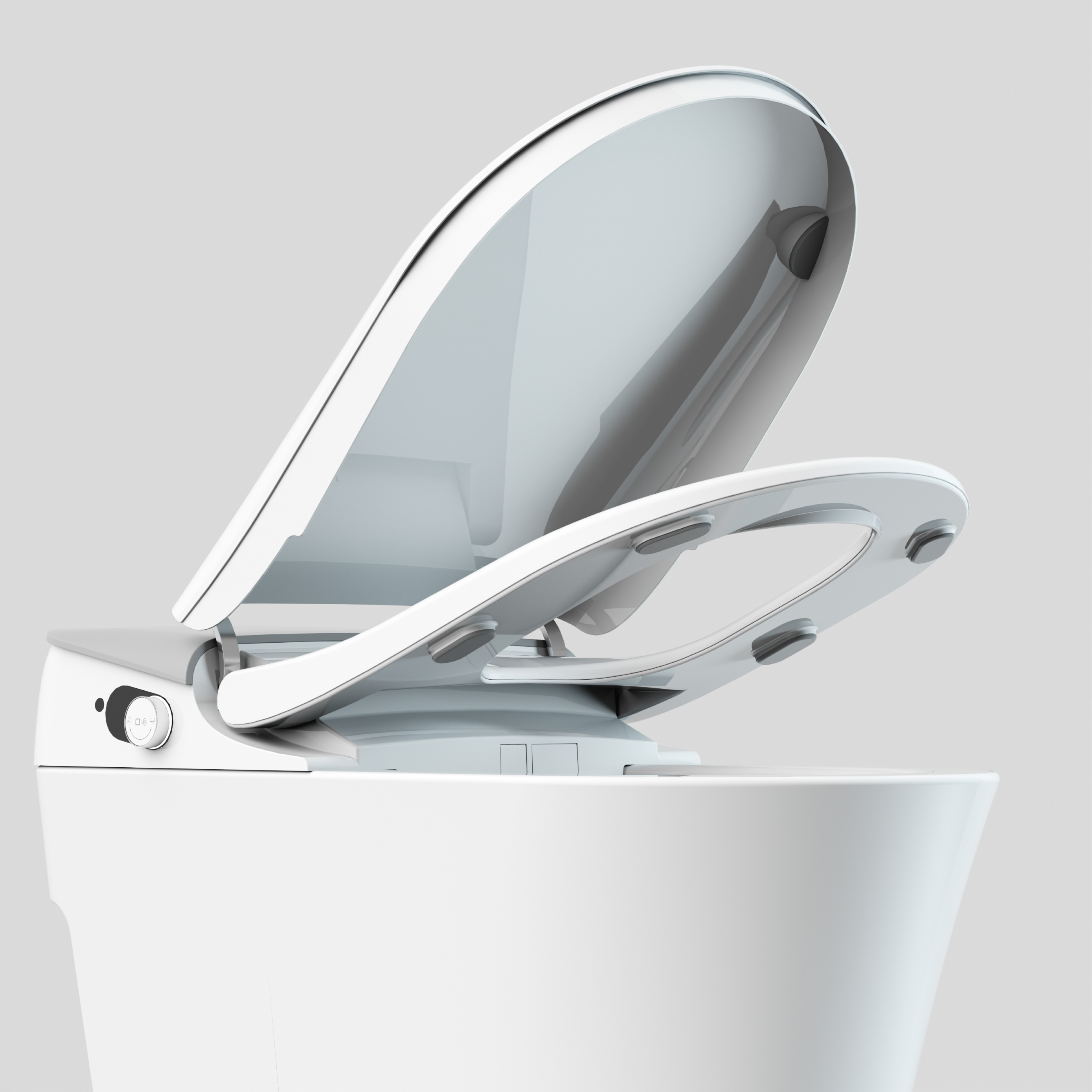 Dusch-WC MISA mit Display, Fernbedienung, beheizbarem Sitz und integrierten Hygienefunktionen