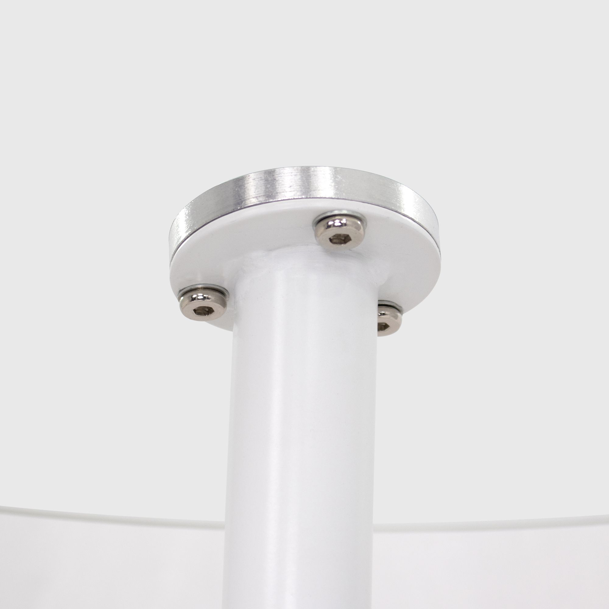 Esszimmer-Tisch CORIN | Tischplatte: Glas in weißer Marmor Optik | Beine: Weiß Esszimmer-Tisch CORIN | Tischplatte: Glas in weißer Marmor Optik | Beine: Weiß 80 cm