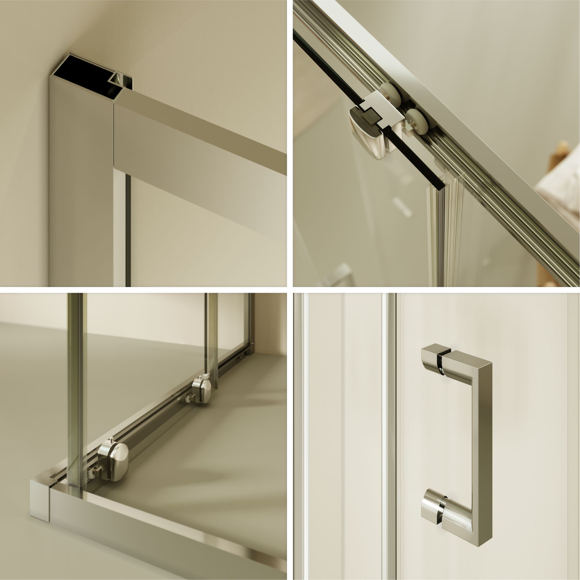 Fronteinstieg Dora mit Schiebetür aus ESG Sicherheitsglas