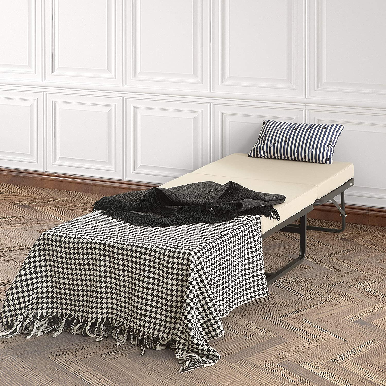 Divan – Gästebett , stabiles Klappbett in 3 Farben