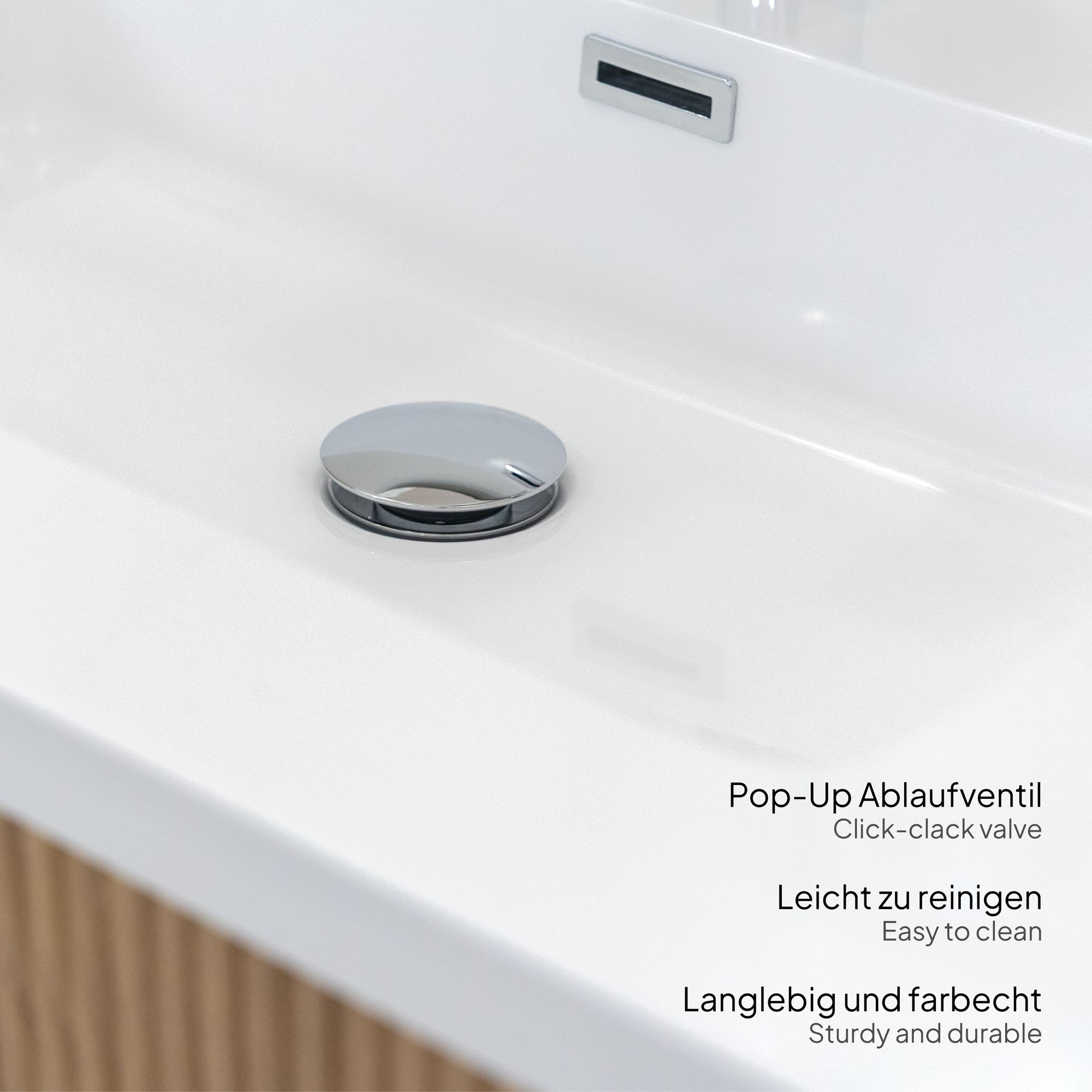 Badmöbelset Tália Modular – Weißer Resin-Waschtisch, Wandhängender Schrank, Rundspiegel & Seitenmodul (60/80/100 cm) 100 cm Badmöbelset Tália Modular – Weißer Resin-Waschtisch, Wandhängender Schrank, Rundspiegel & Seitenmodul (60/80/100 cm) 80 cm