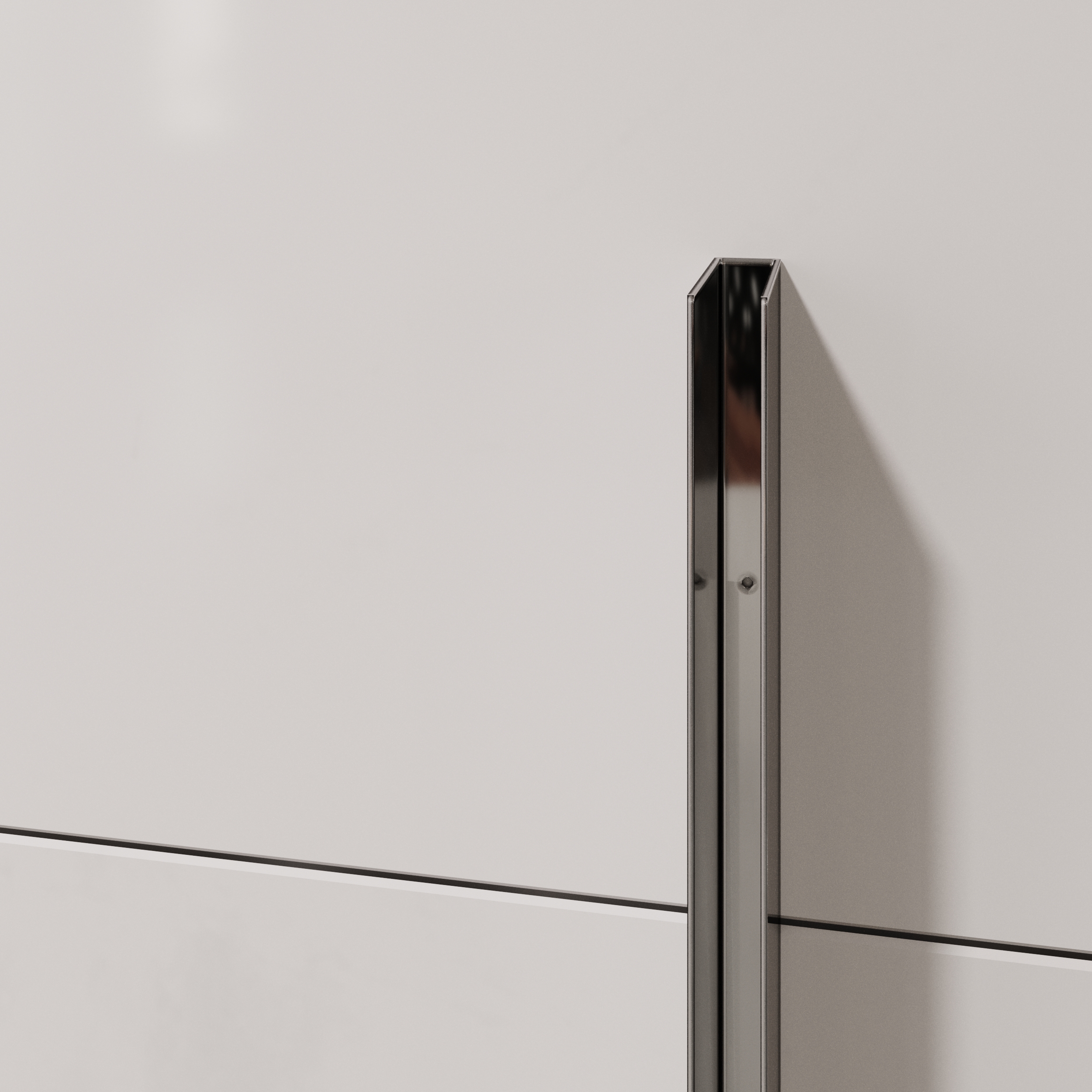 Premium Wandanschlussprofil Wandprofil aus V2A Edelstahl für 10 mm Duschabtrennungen ROSTFREIES U-Profil 200 cm Premium Wandanschlussprofil Wandprofil aus V2A Edelstahl für 10 mm Duschabtrennungen ROSTFREIES U-Profil 200 cm