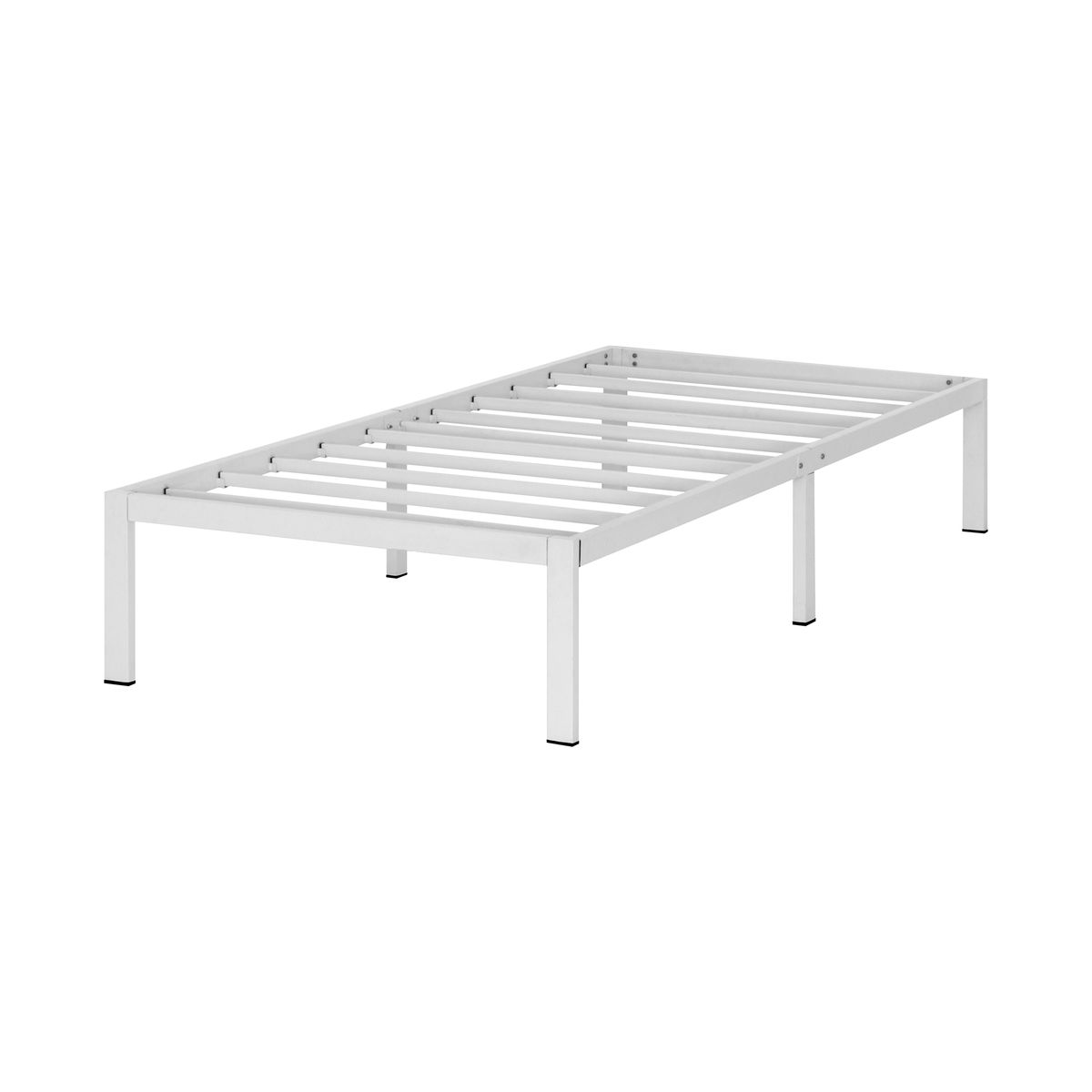 Gästebett Metallbett Bettgestell Sappho White mit Stauraum 90x200cm
