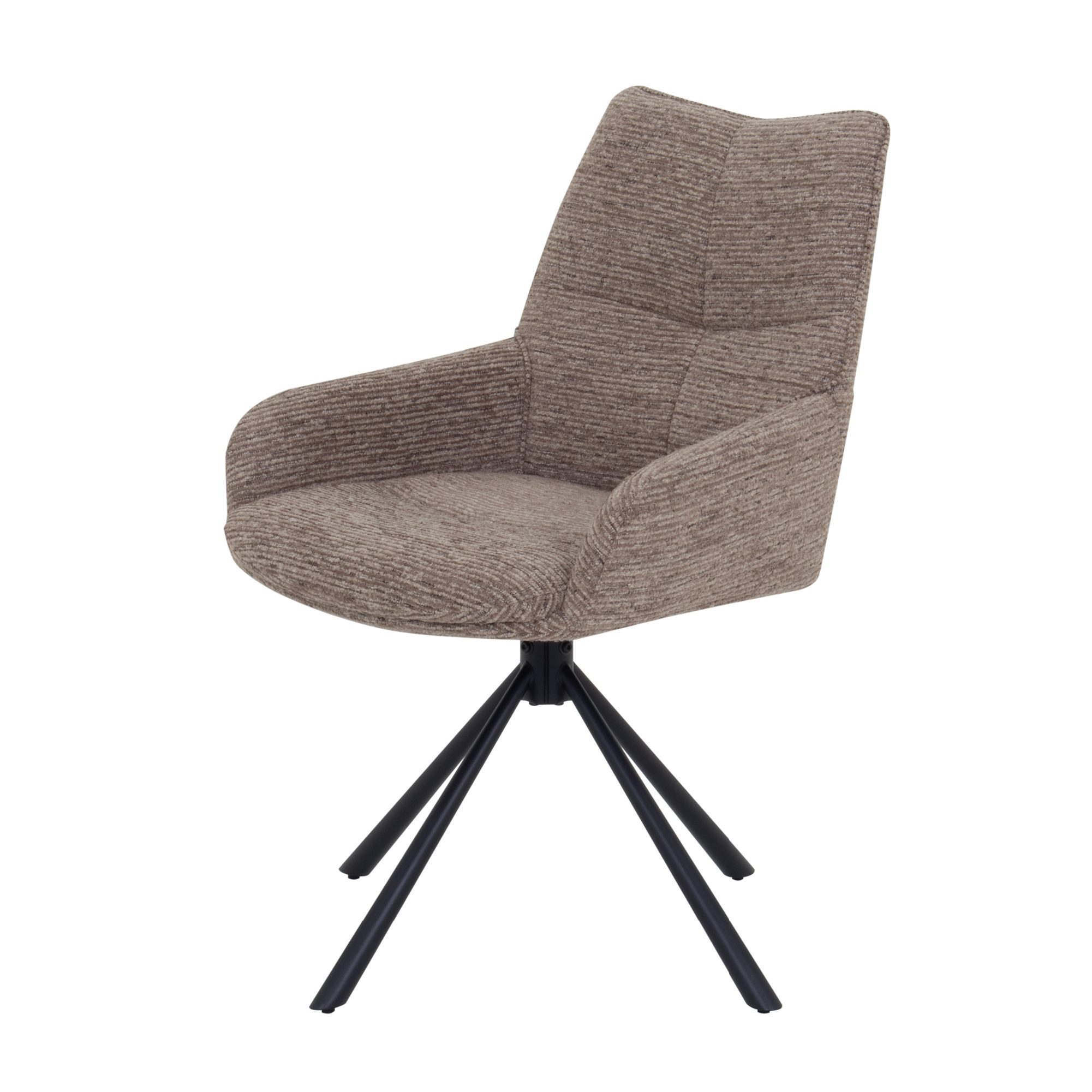 Esszimmerstühle RAINER mit 360°-Drehfunktion 2er-Set Hellbraun Esszimmerstühle RAINER mit 360°-Drehfunktion 2er-Set Hellbraun