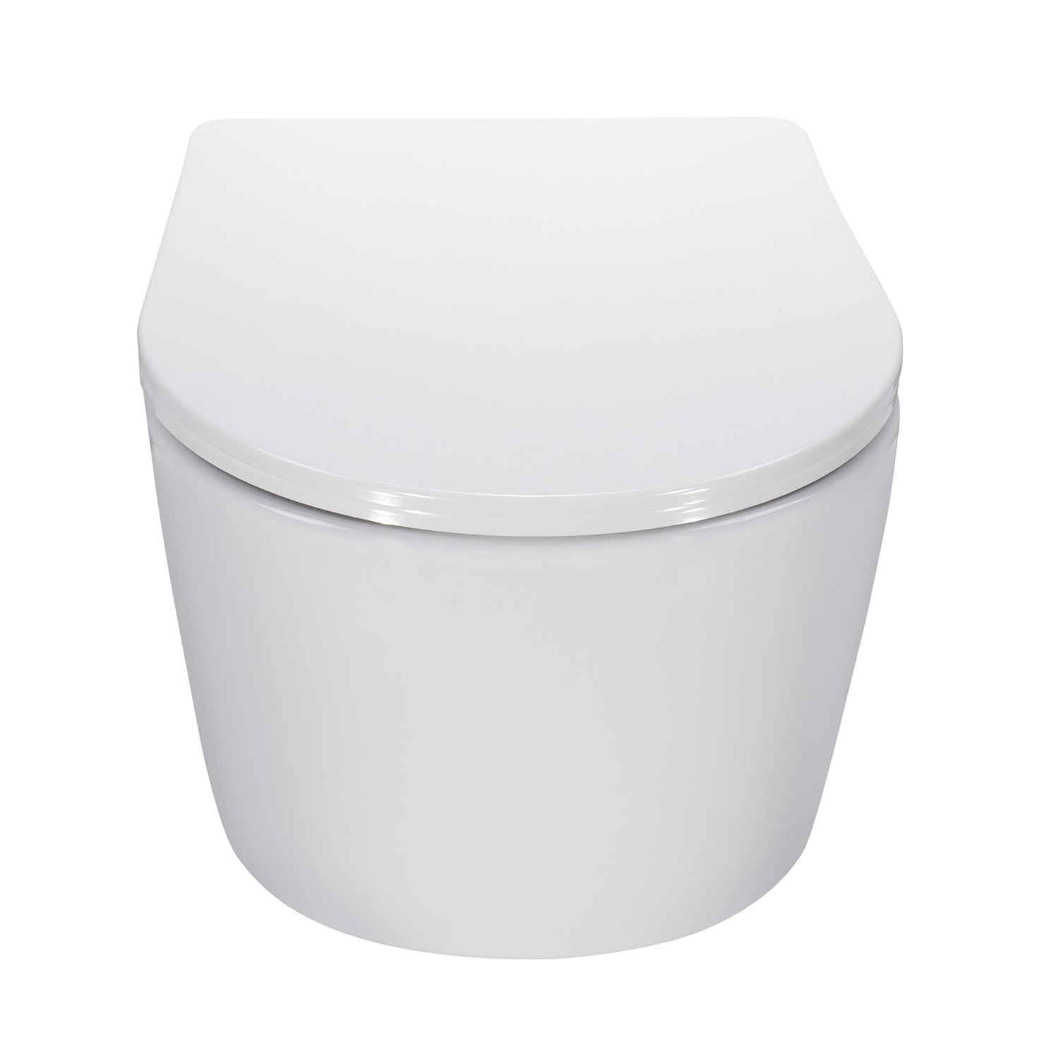 Toilette Hänge WC Spülrandlos inkl. WC Sitz mit Absenkautomatik SOFTCLOSE + abnehmbar Adige