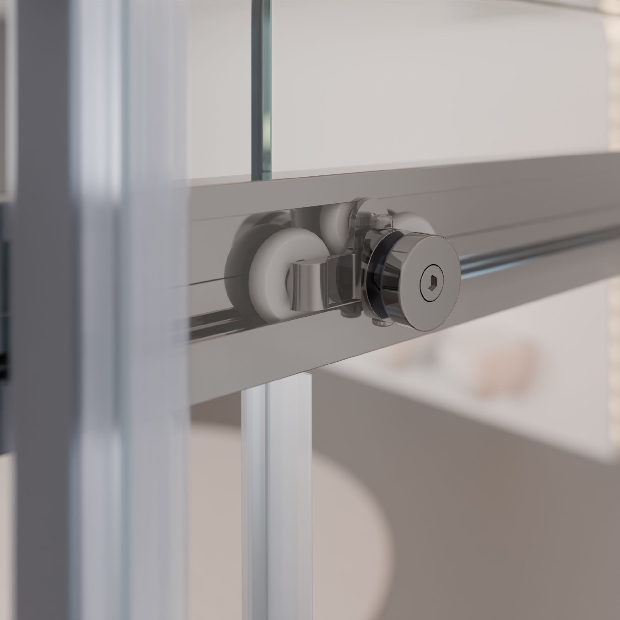 Shower Door Niche Door Kaylee with Sliding Door made of 6mm Tempered Clear Glass Shower Door Niche Door Kaylee with Sliding Door made of 6mm Tempered Clear Glass