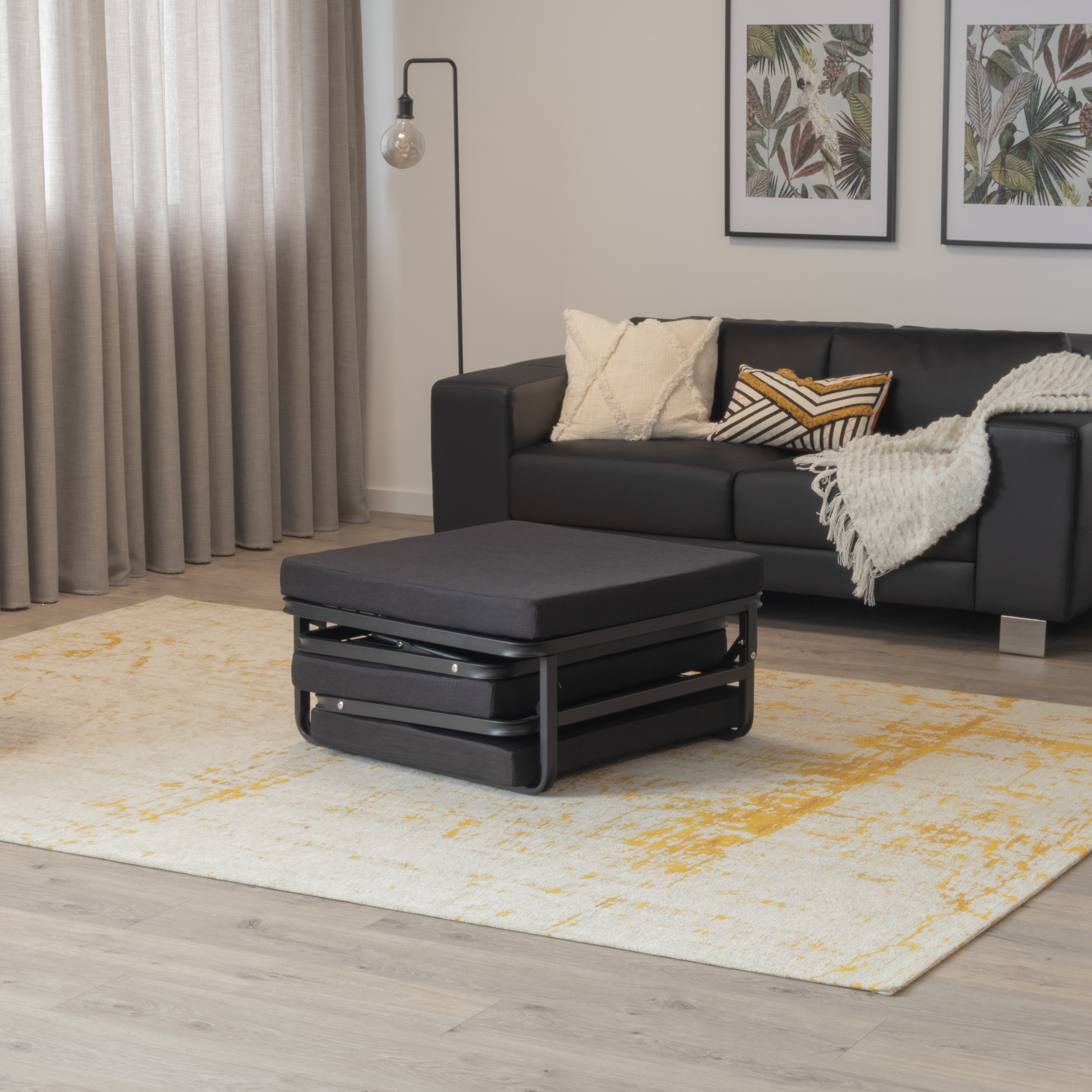 Gästebett Divan, stabiles Klappbett in 3 Farben