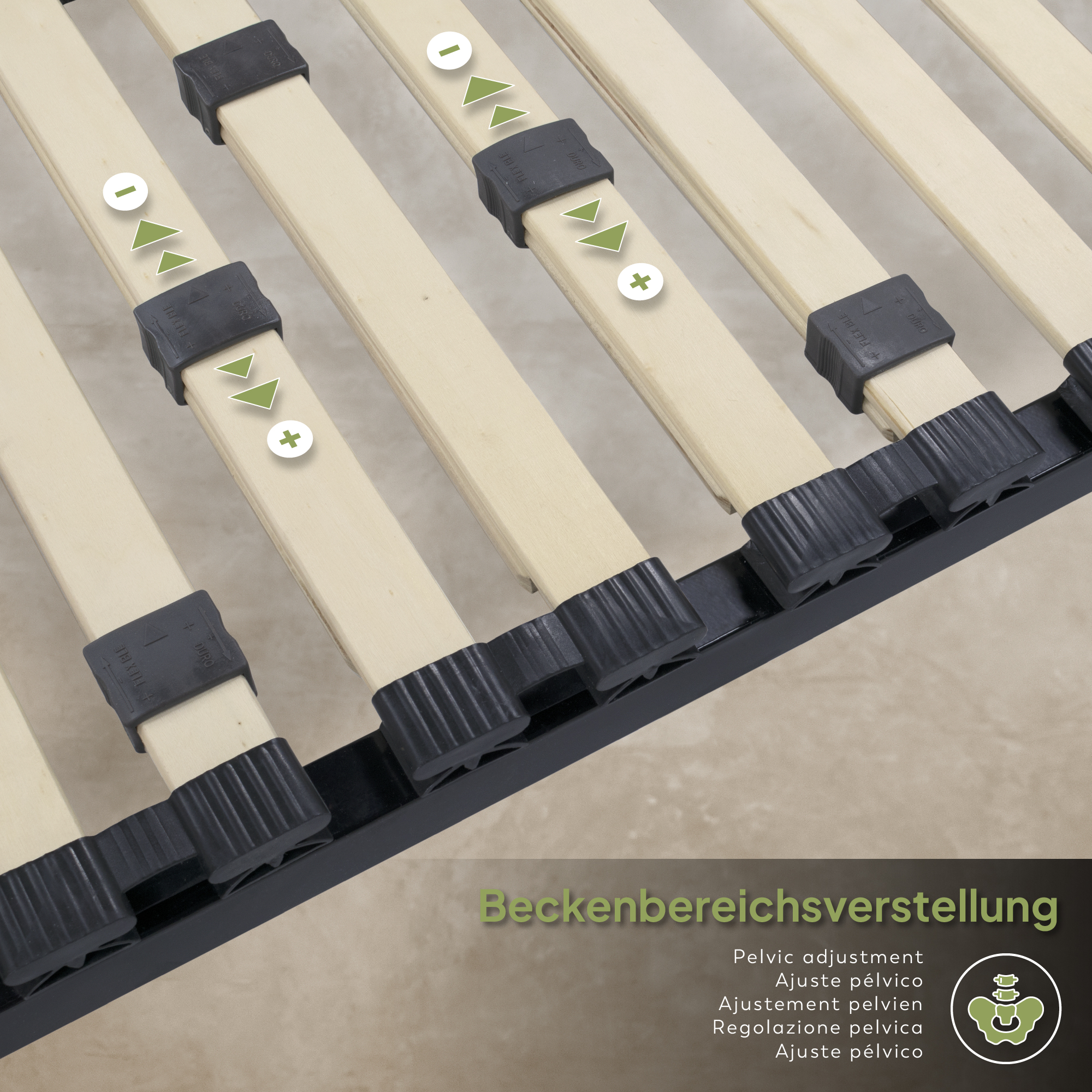 Lattenrost NEEU mit stabilem Metallrahmen - für alle Matratzen geeignet Lattenrost mit stabilem Metallrahmen - für alle Matratzen geeignet 90x190 cm