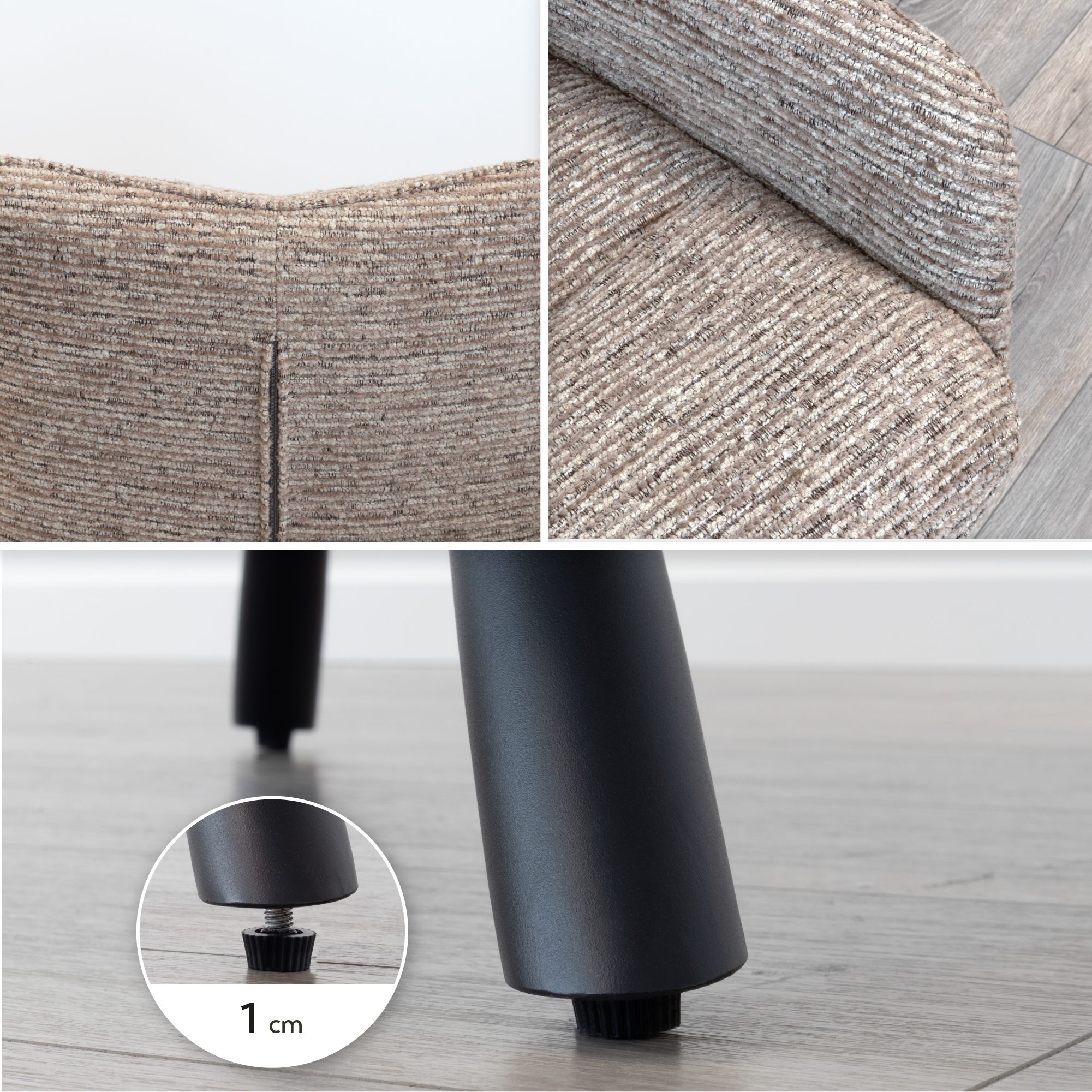 Esszimmerstühle RAINER mit 360°-Drehfunktion 2er-Set Hellbraun Esszimmerstühle RAINER mit 360°-Drehfunktion 2er-Set Hellbraun