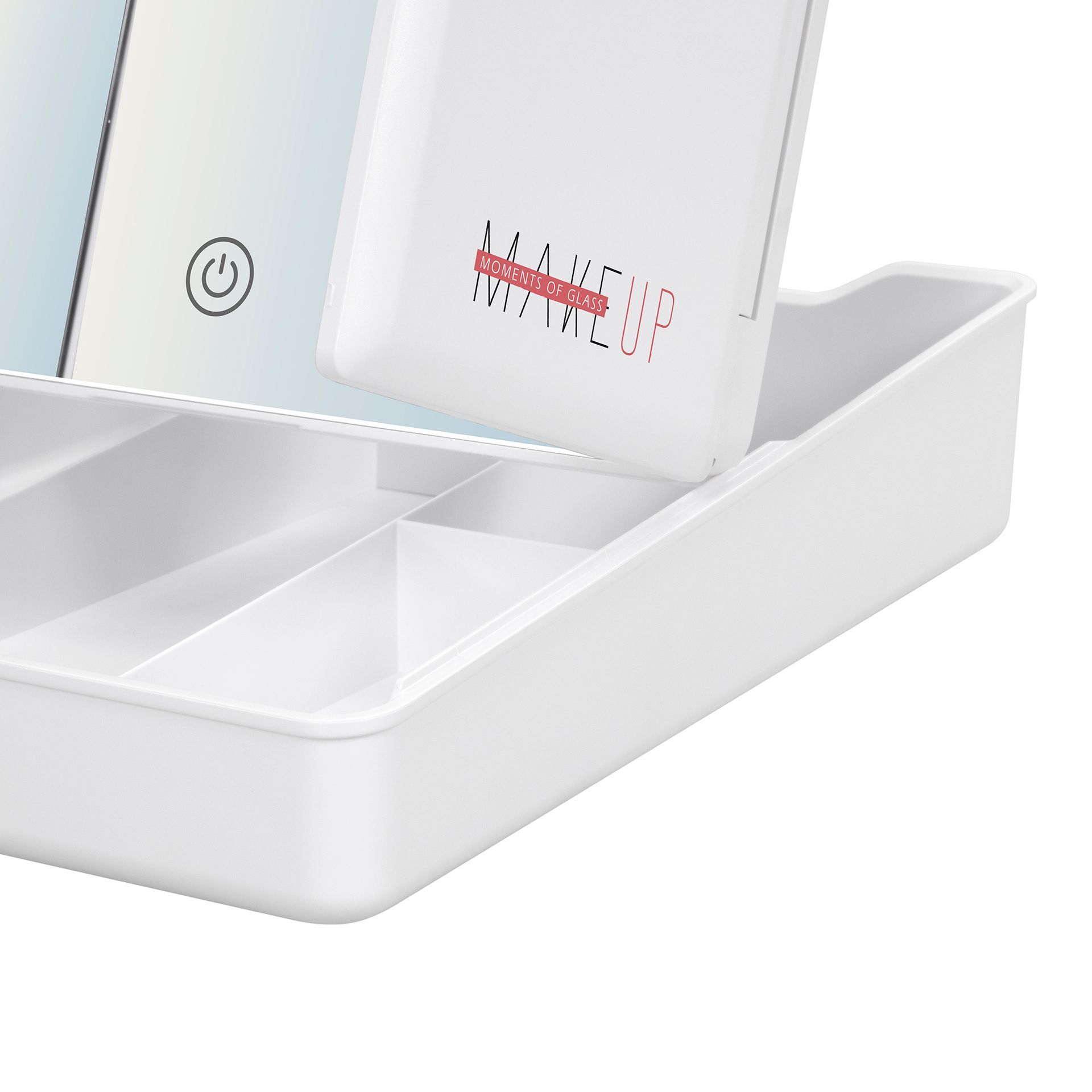 Schminkspiegel mit Vergrößerung MakeUp BOX, mit 21 dimmbaren LED-Lampen Schminkspiegel mit Vergrößerung MakeUp BOX, mit 21 dimmbaren LED-Lampen