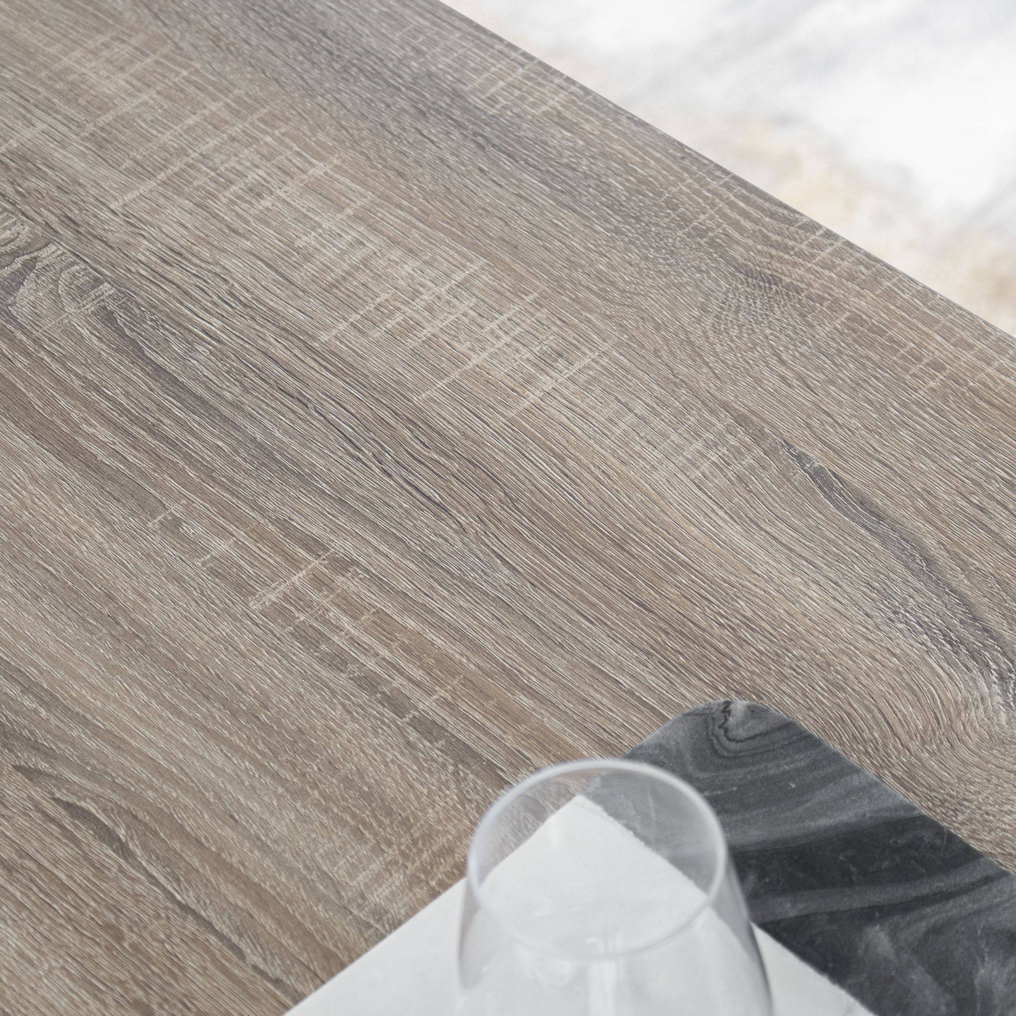 i-flair Stehtisch Bartisch Gavin – Stehtisch mit Stahlrahmen und 2 Ablageflächen & Glashalter Eiche i-flair Stehtisch Bartisch Gavin – Stehtisch mit Stahlrahmen und 2 Ablageflächen & Glashalter Eiche