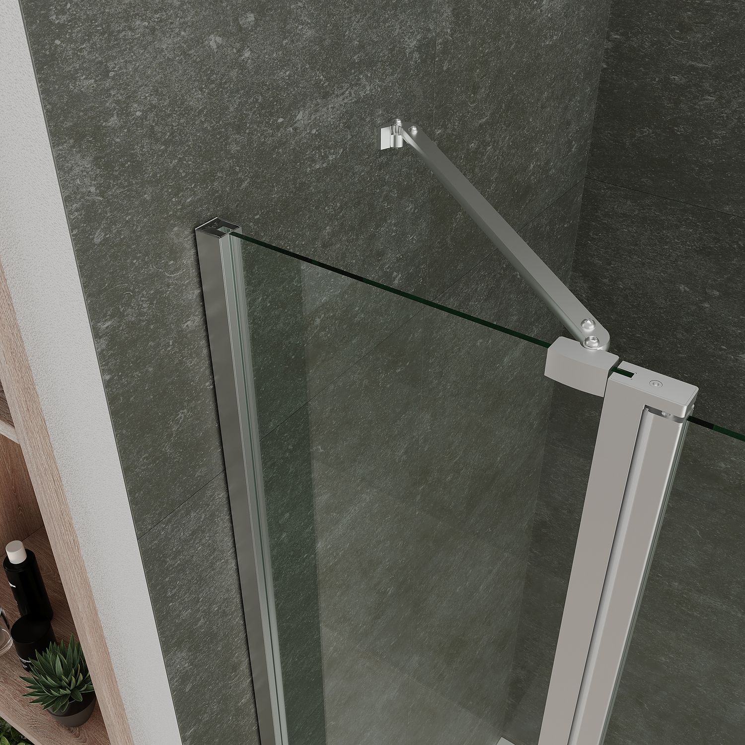 Eckeinstieg Linda mit Klapptüren aus ESG Sicherheitsglas Eckeinstieg Linda mit Klapptüren aus ESG Sicherheitsglas