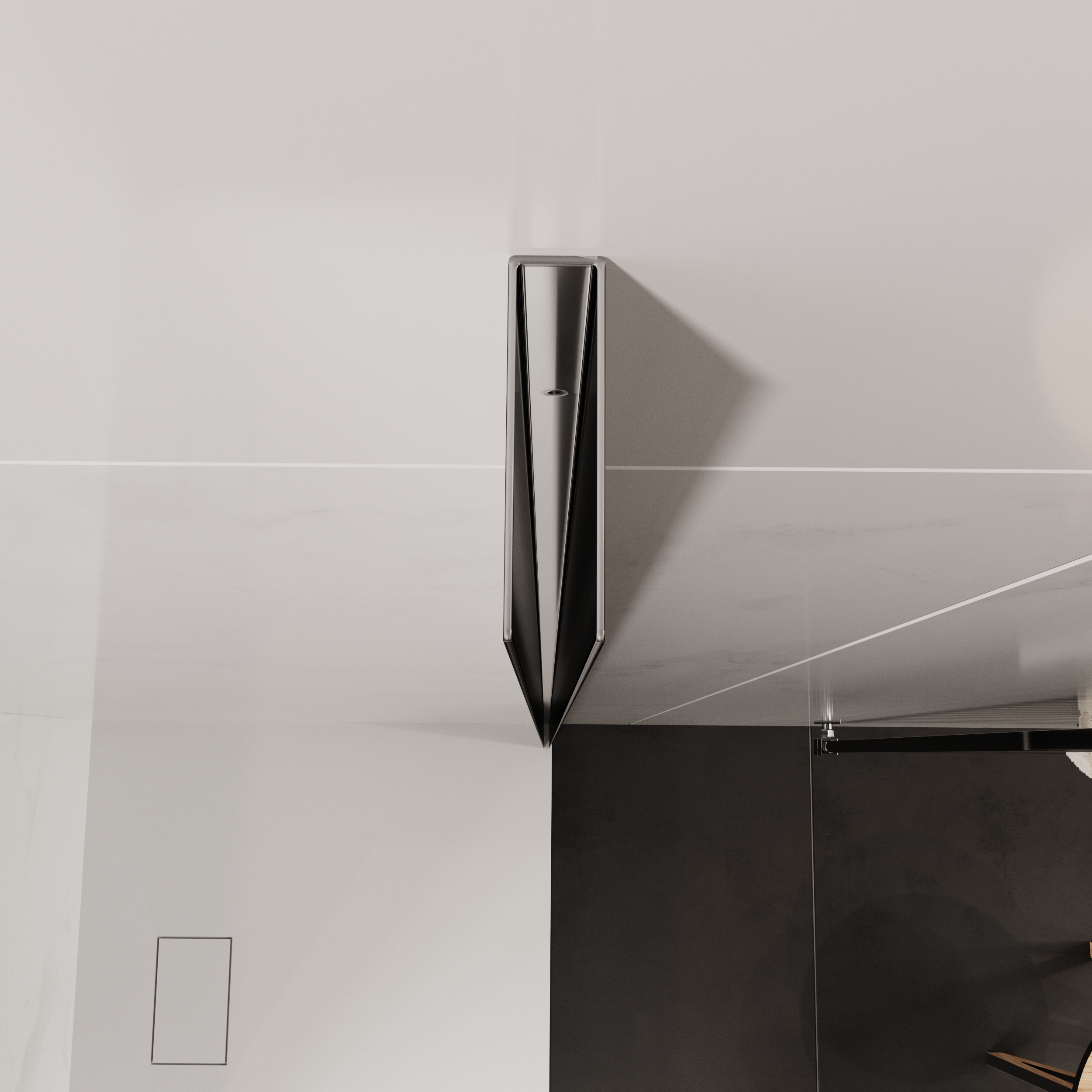 Premium Wandanschlussprofil Wandprofil aus V2A Edelstahl für 10 mm Duschabtrennungen ROSTFREIES U-Profil 200 cm Partitions – Premium Wall Connection Profile - Wall Profile made of V2A Stainless Steel for 10 mm Shower - RUST-FREE U-Profile, 200 cm