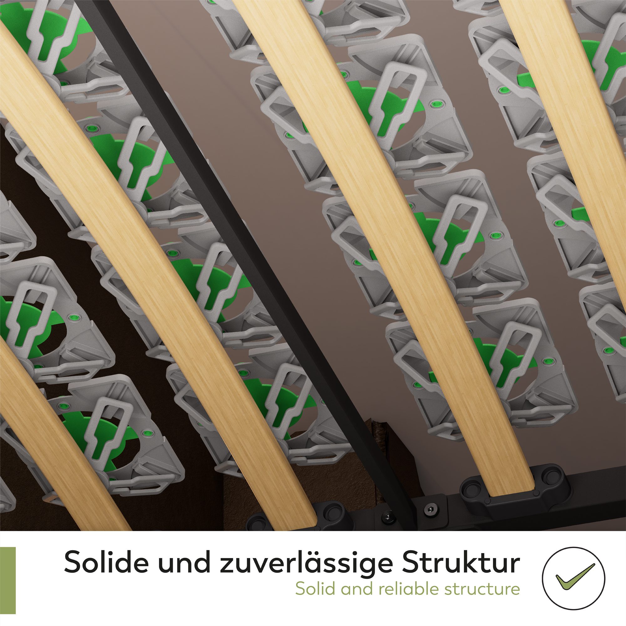 ERGO IF56 Slatted Bed Base - Suitable for All Mattress Types