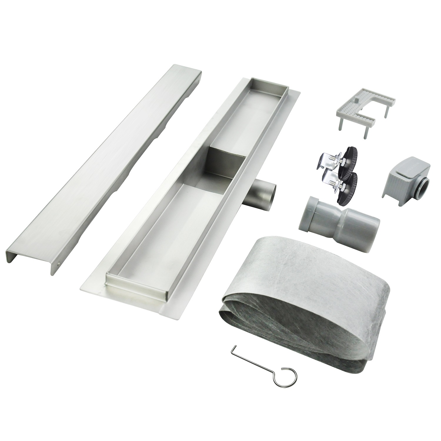 Duschrinne R1 aus Edelstahl für flache Installation Channel – Shower R1 in Stainless Steel for Flat Installation