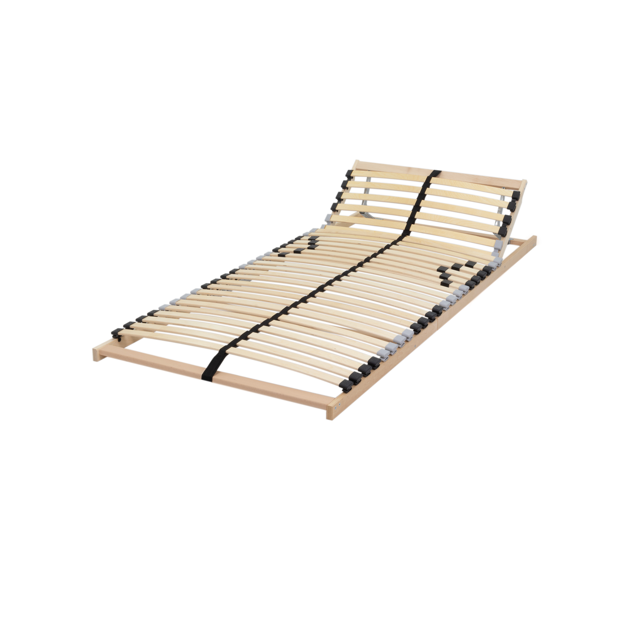 Lattenrost Luna 7 Zonen mit verstellbarem Kopfteil und Härte 90x200 cm