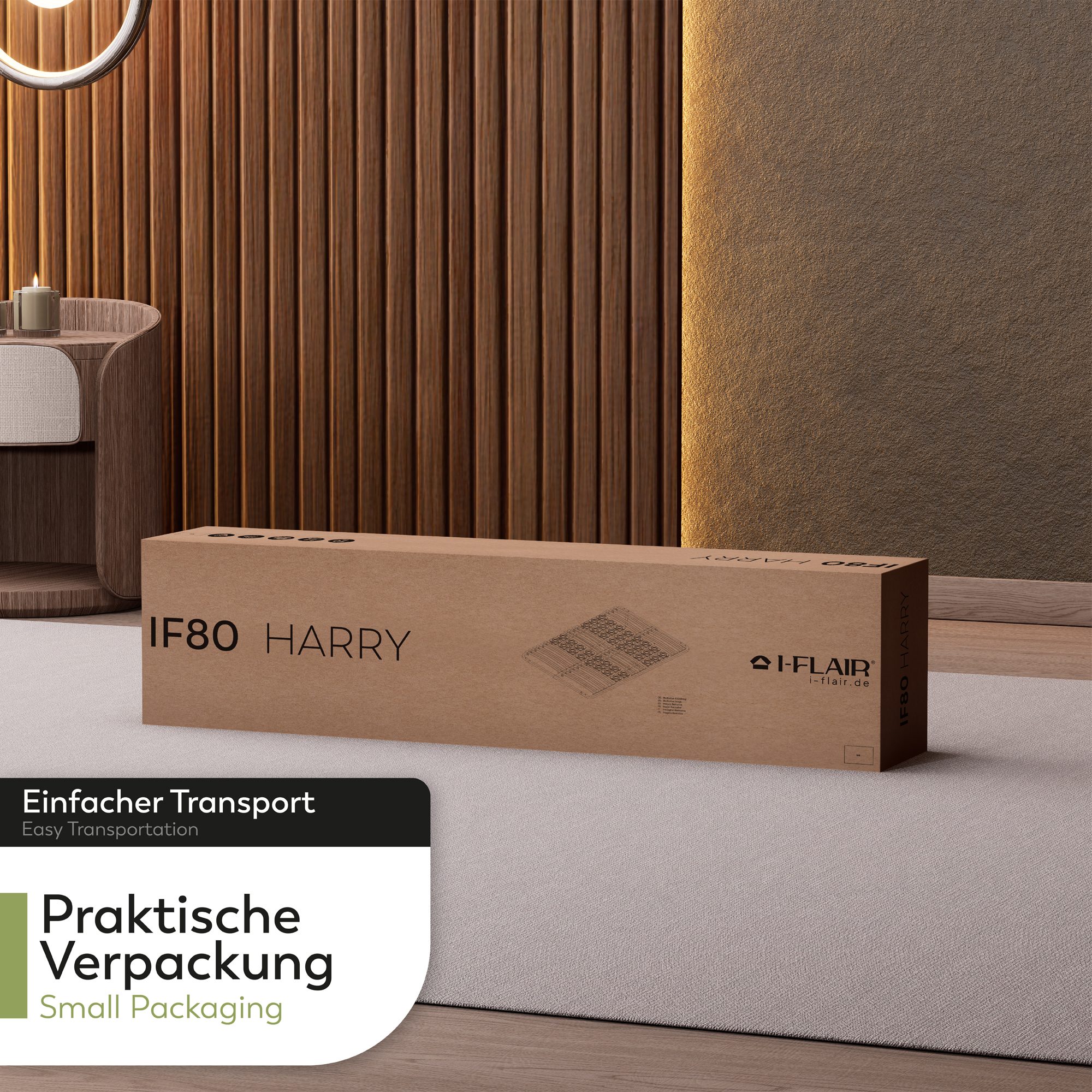 Tellerlattenrost HARRY mit stabiler Metallrahmen - ergonomisch und verstellbar