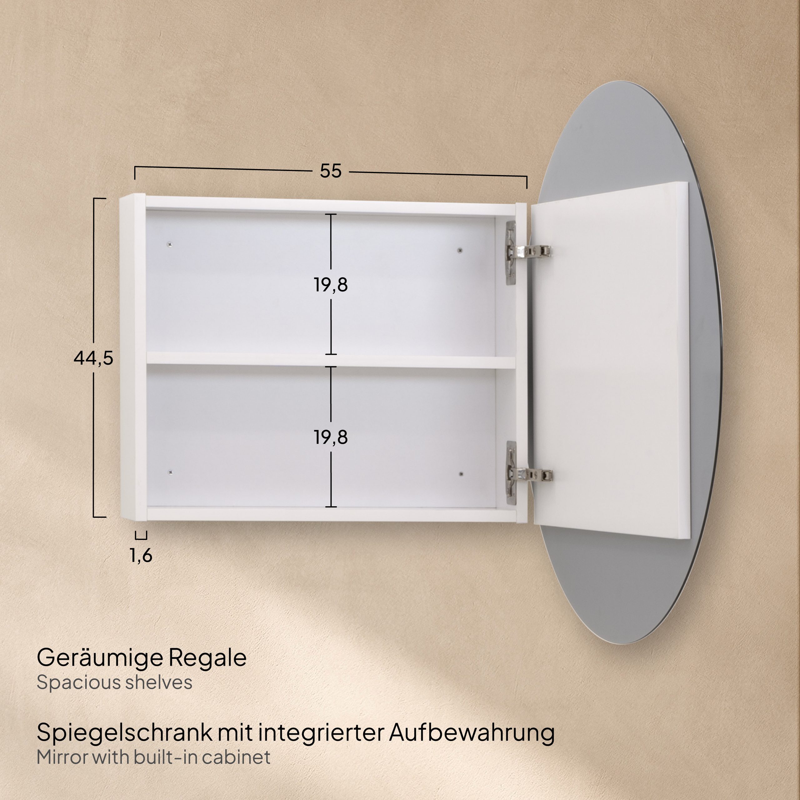 Badmöbel-Set Maia Nußbaum, wandhängend, mit Steinplatte und Waschtisch aus Mineralguss sowie LED-Spiegel mit Antibeschlagfunktion, gerillte Textur Badmöbel-Set Maia Nußbaum, wandhängend, mit Steinplatte und Waschtisch aus Mineralguss sowie LED-Spiegel mit Antibeschlagfunktion, gerillte Textur
