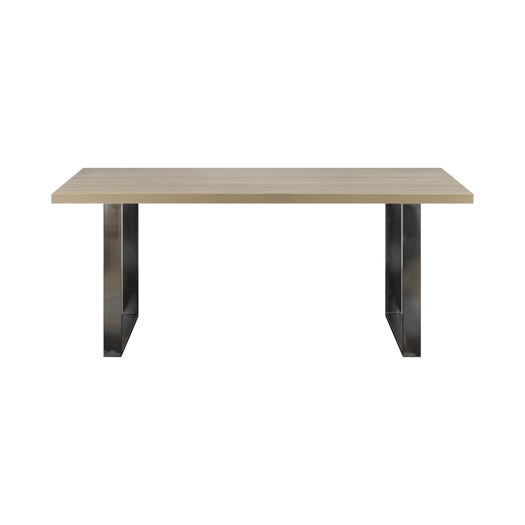 Dining Table MACON Cantilever Table Wooden Table Dining Table - Oak + Industrial