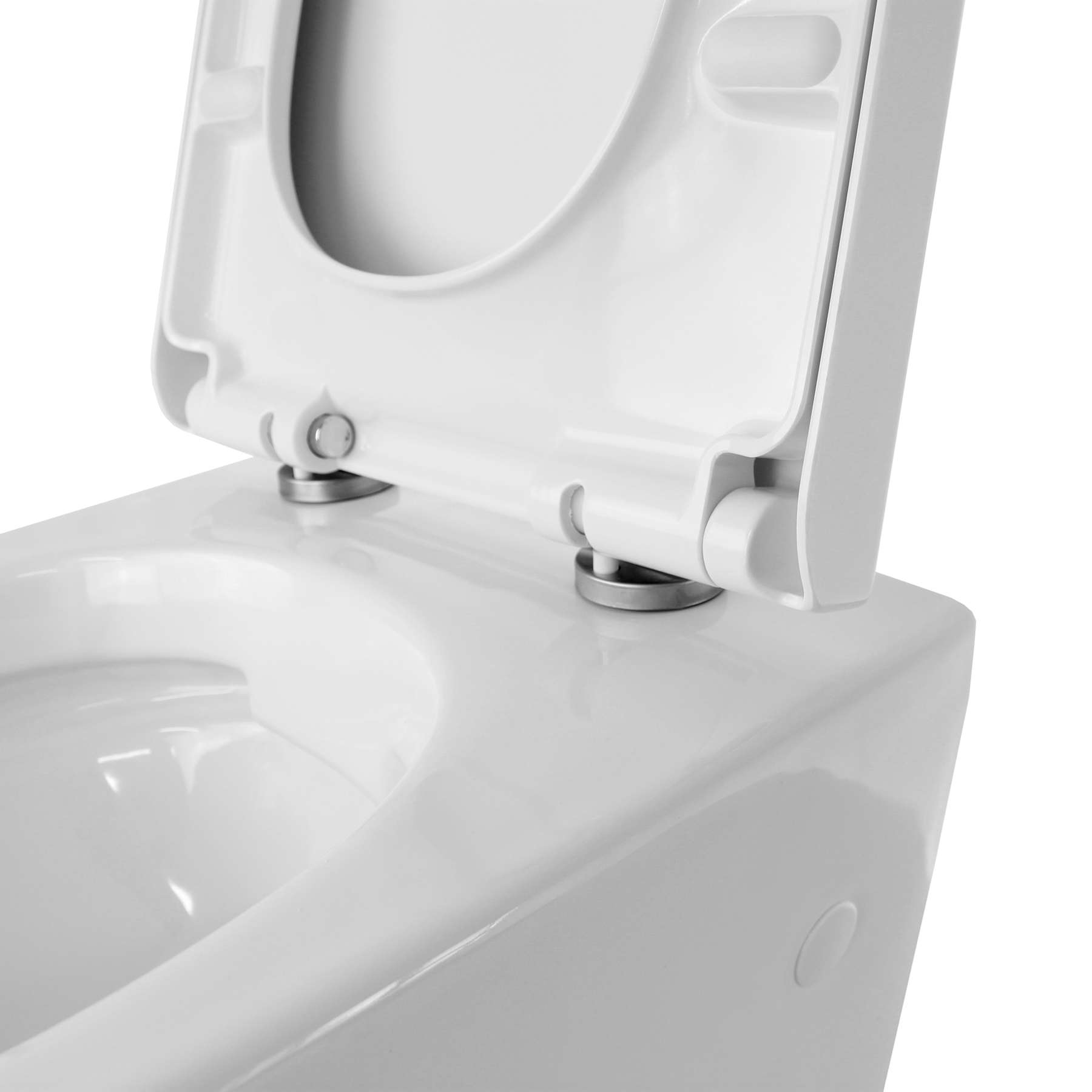 Toilette Hänge WC Spülrandlos inkl. WC Sitz mit Absenkautomatik SOFTCLOSE + abnehmbar Redonde Toilette Hänge WC Spülrandlos inkl. WC Sitz mit Absenkautomatik SOFTCLOSE + abnehmbar Redonde